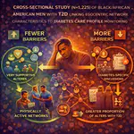 Safety net or social barrier? Social networks and barriers to monitoring type 2 diabetes management among Black/African American men