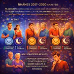 Impact of Physical Activity on Smoking, Sleep Disorders, and Depression Among U.S. Adults