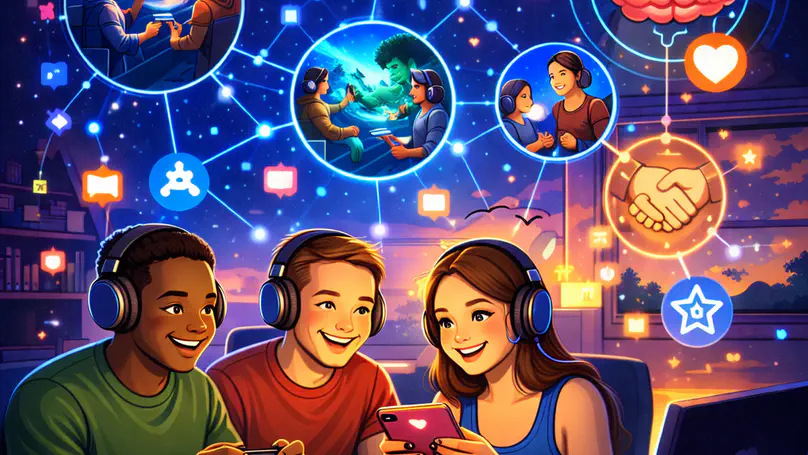 When symptoms shape social ties: mental health as a predictor of online and in-person network evolution among gamers