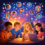 Virtual Bonds; Real Emotions: Systematic Review Exploring Online Social Connections and Adolescent Mental Health